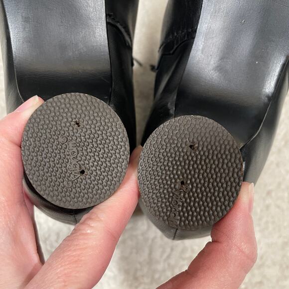 Roda Booties Witchy Whimsygoth Made in Italy Black Leather Fringe Heeled 40 9 - Picture 10 of 10